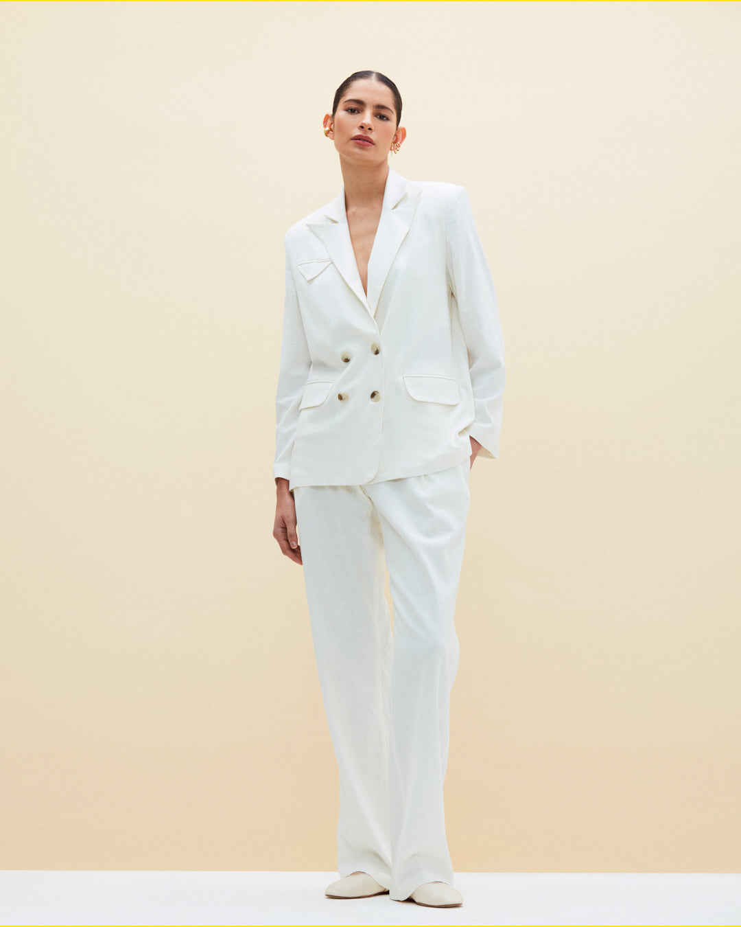 Pantalones Lion Blanco