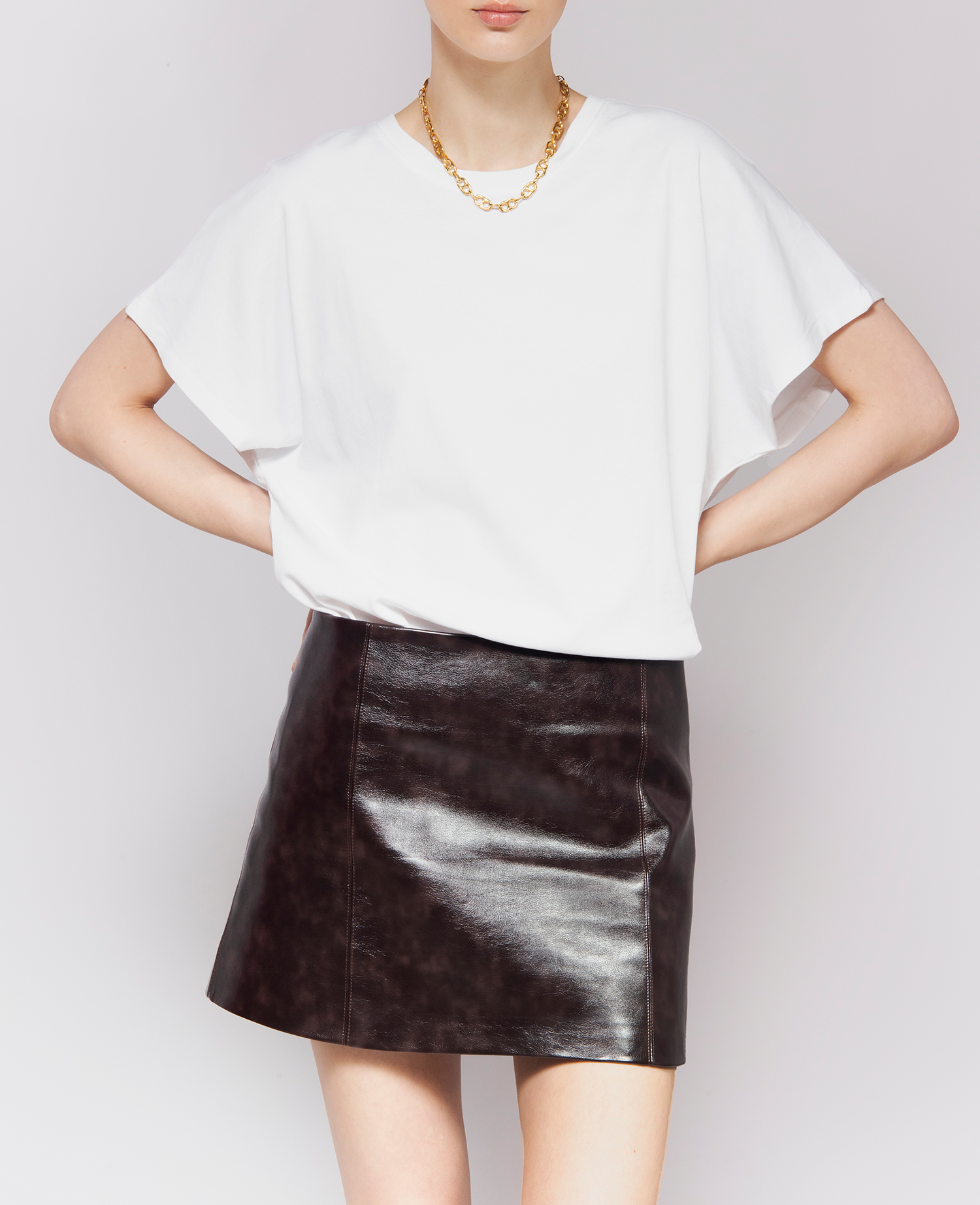 ENTREGA INMEDIATA Falda Amaranta Bitter Chocolat