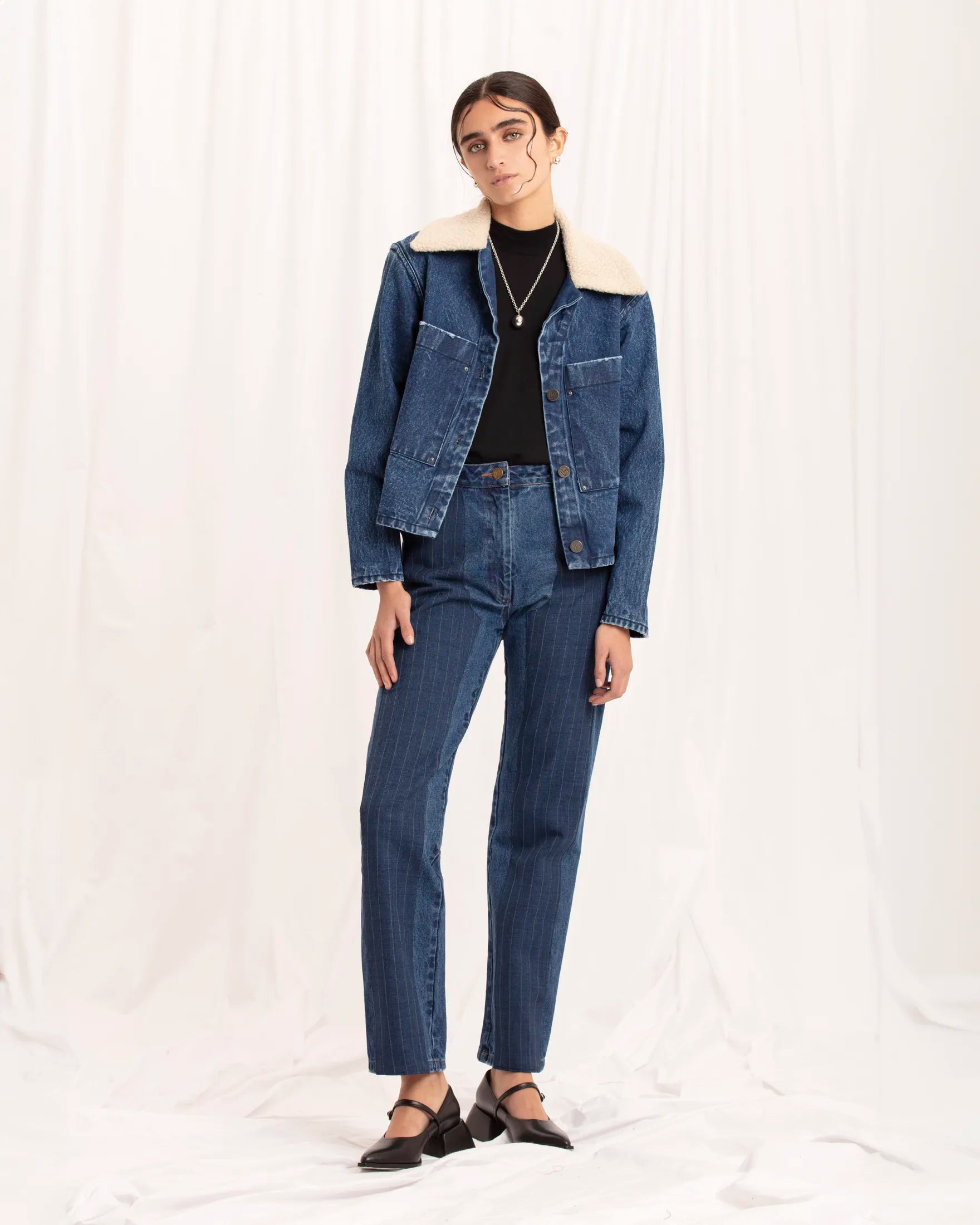 ENTREGA INMEDIATA/ Chaqueta Debbie Blue Denim