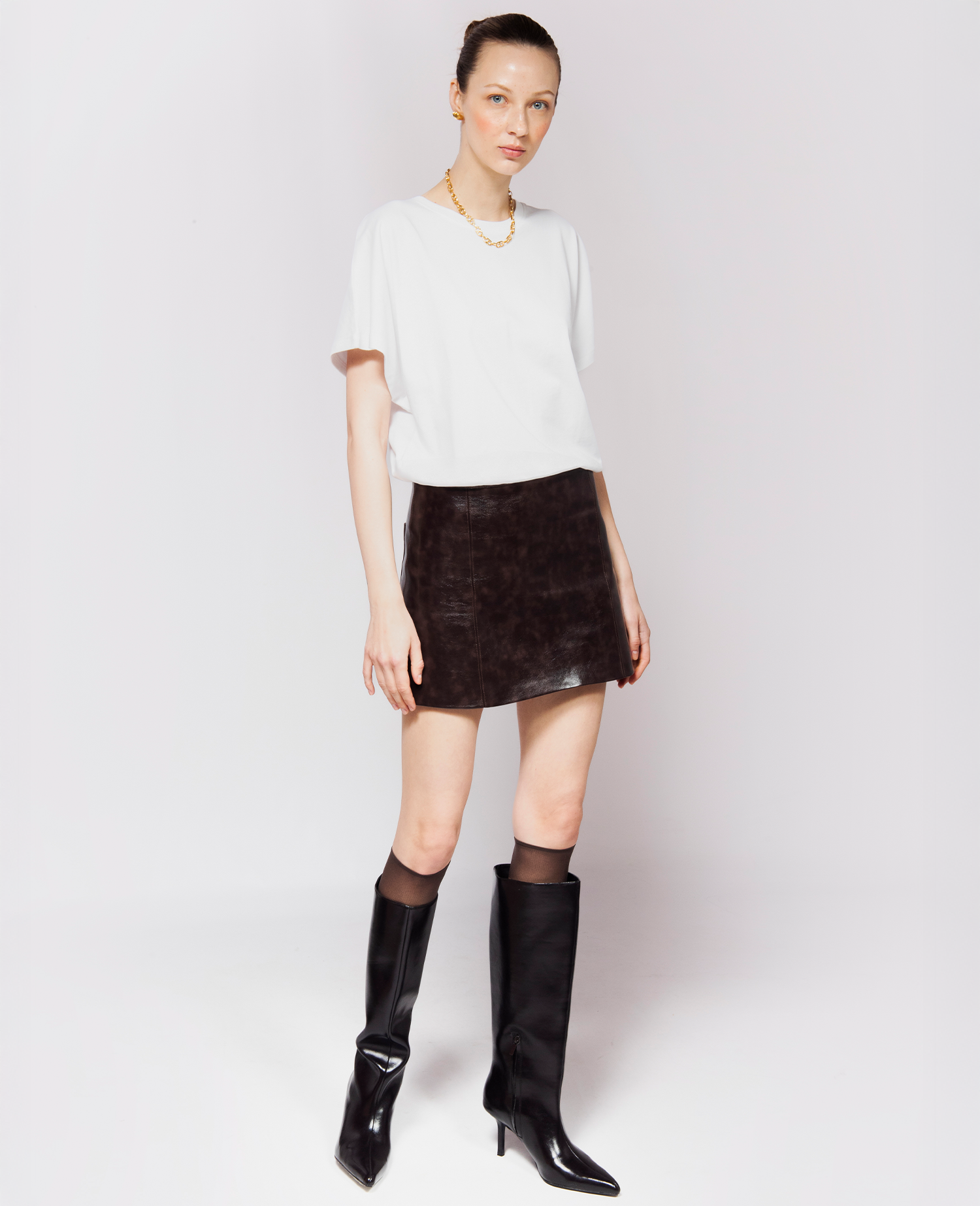 ENTREGA INMEDIATA Falda Amaranta Bitter Chocolat