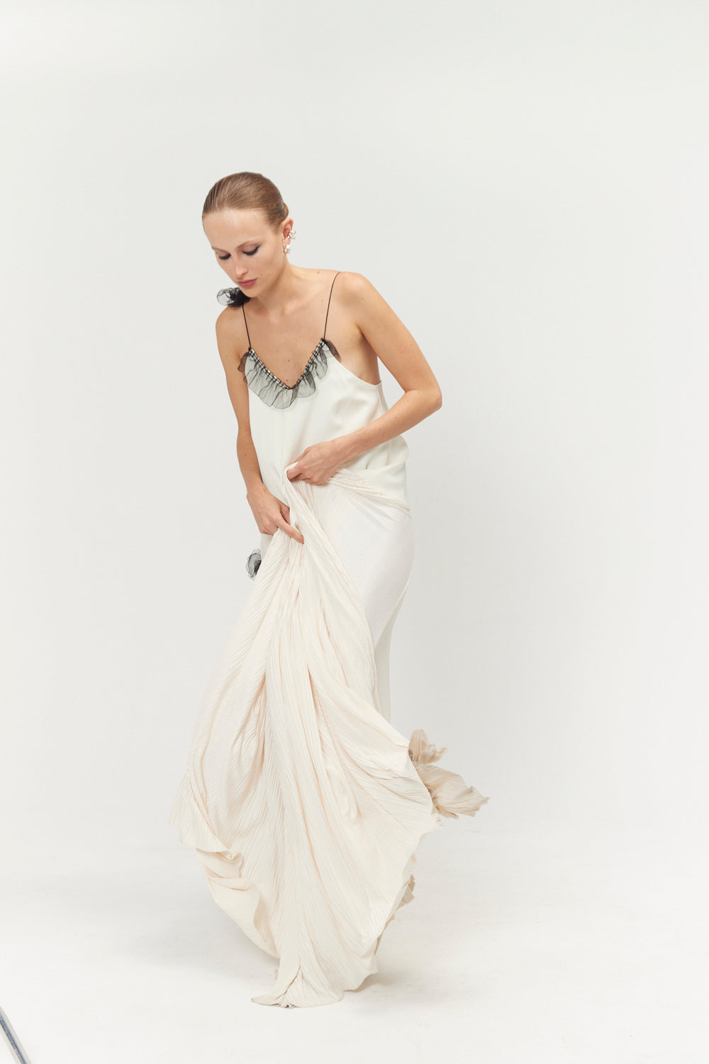 ENTREGA INMEDIATA Vestido Garza Ivory