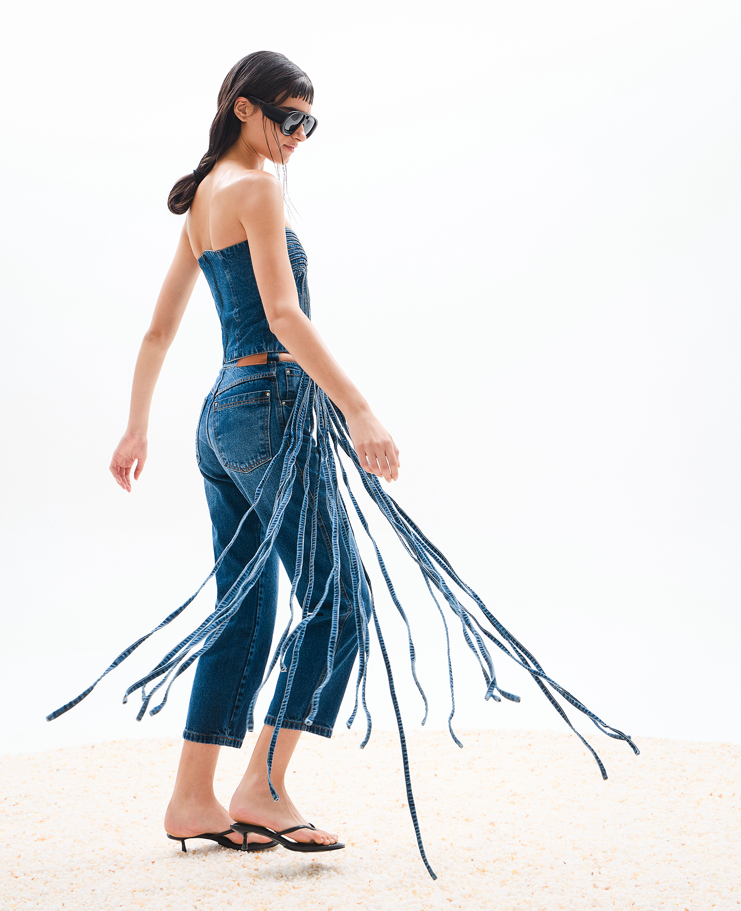 Top Lantana - Medium Wash