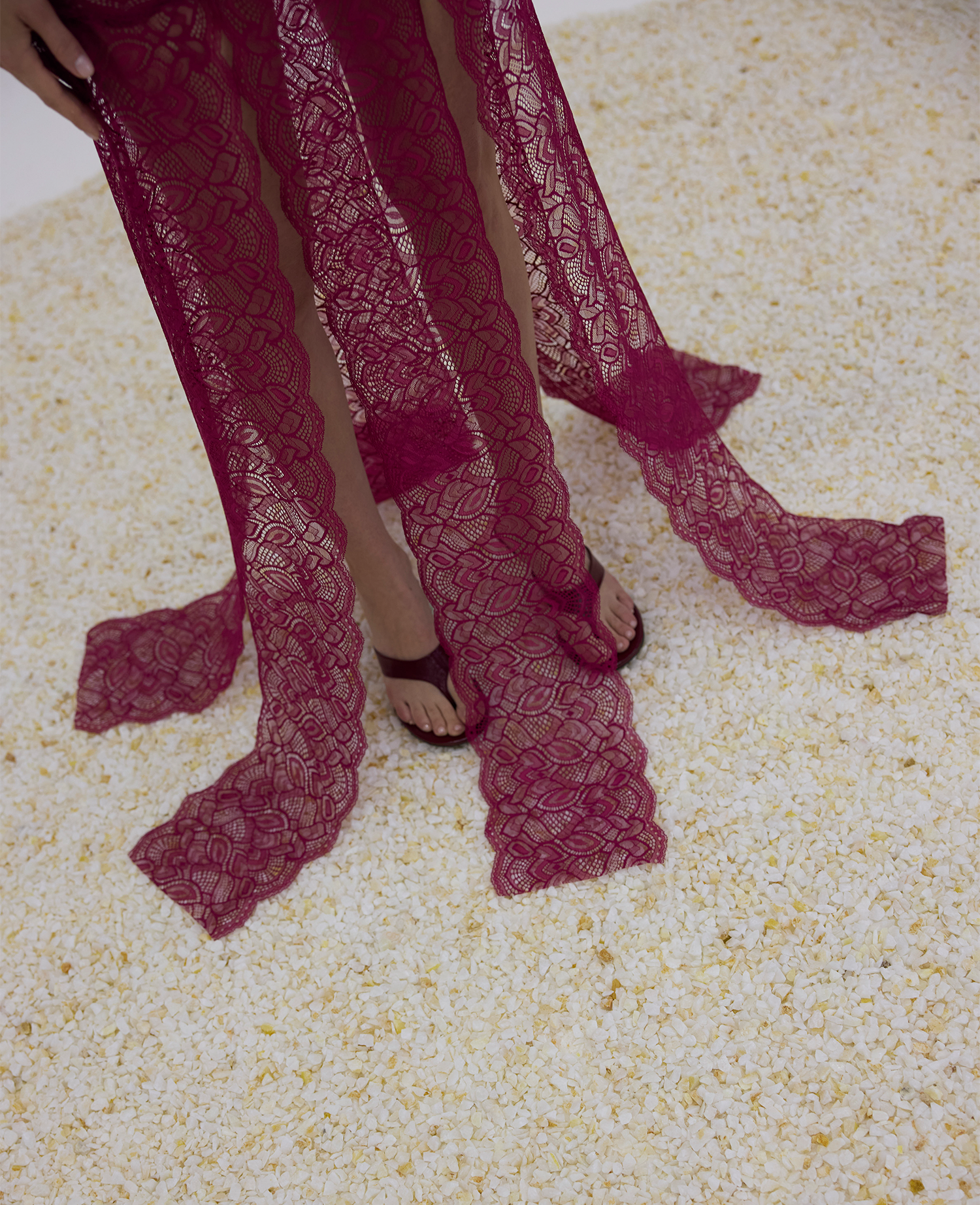 Falda Poleo - Burgundy