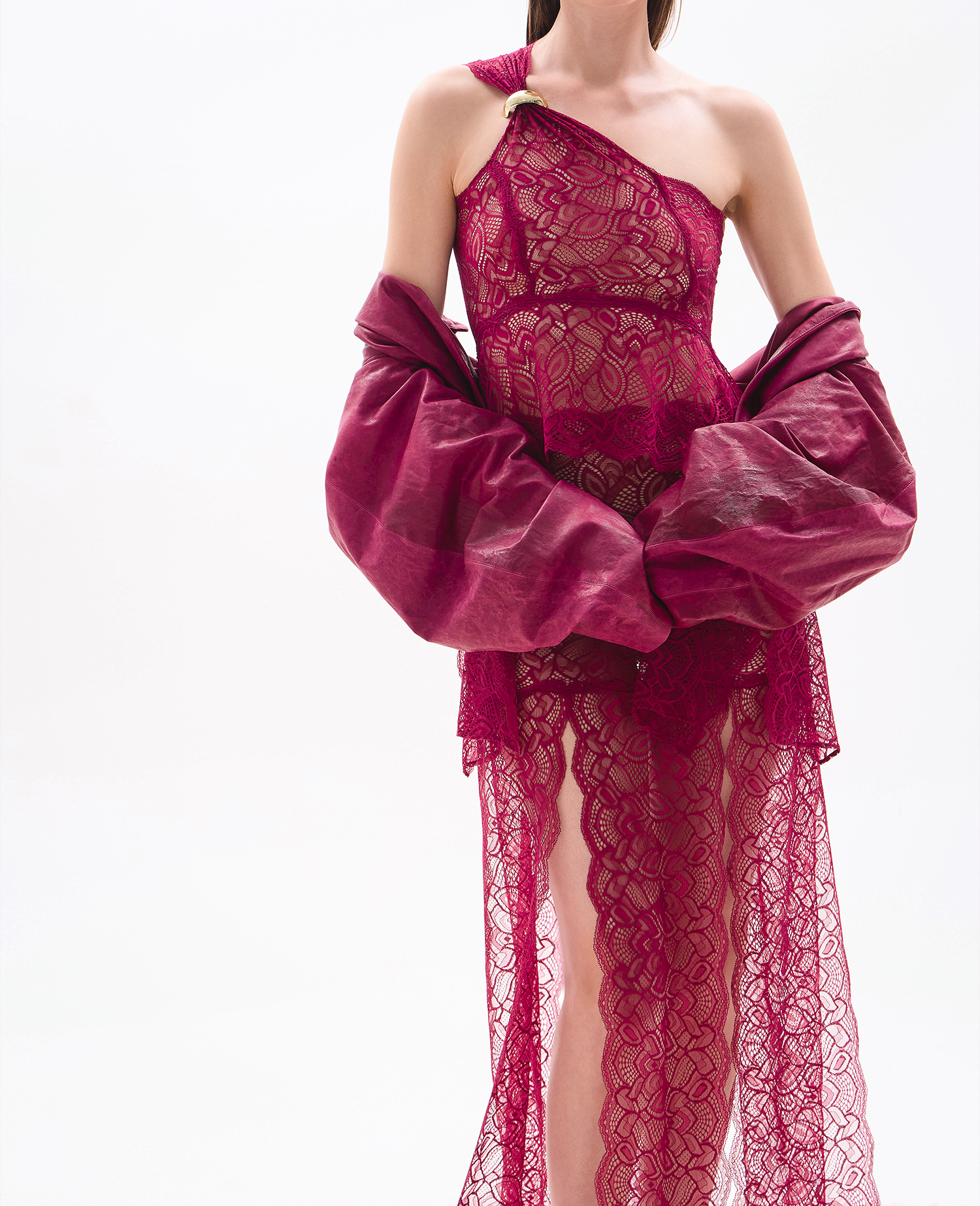 Falda Poleo - Burgundy