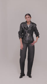 PRE ORDER / Chaqueta Biker Isabella Black