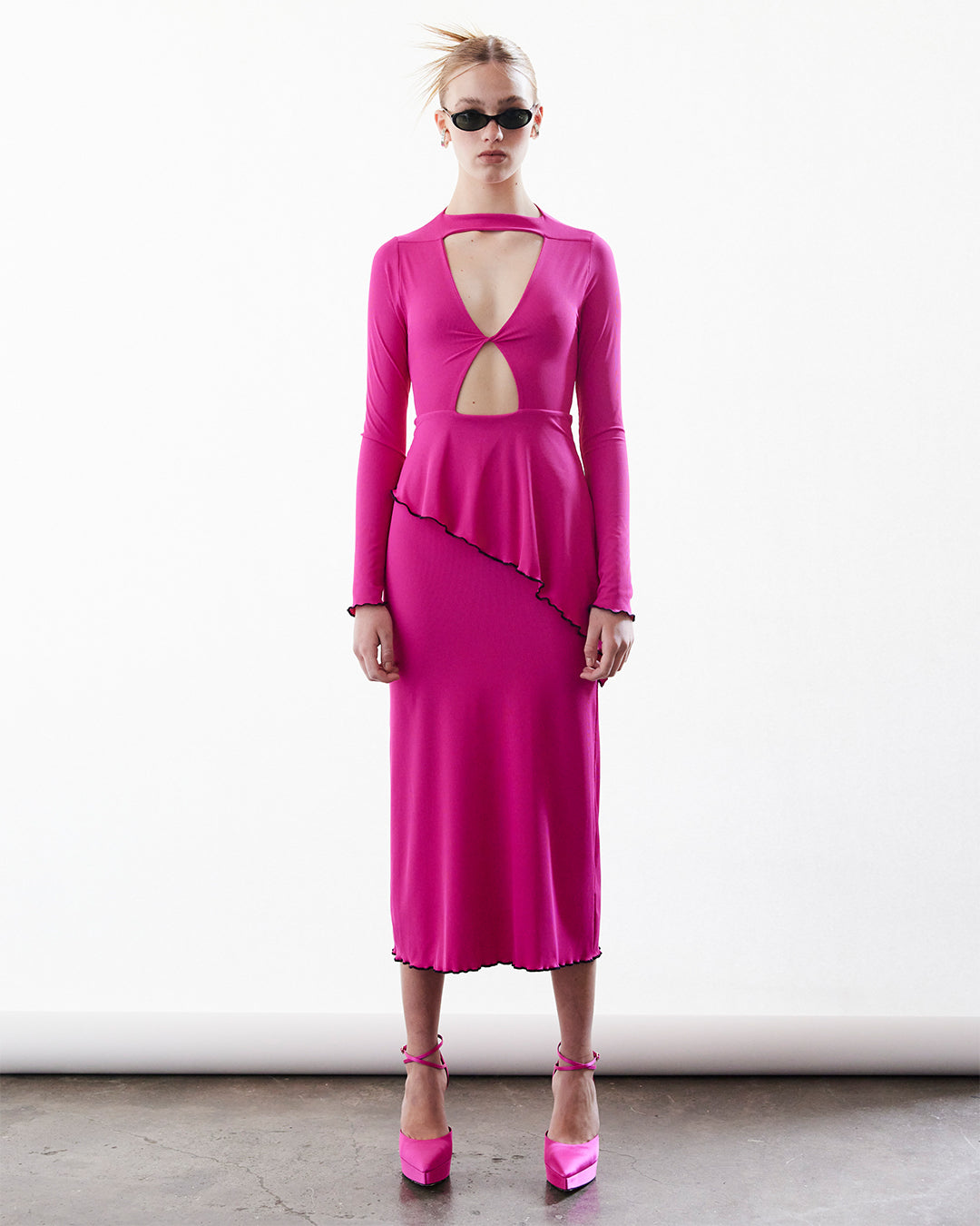 Vestido Ganges Fucsia