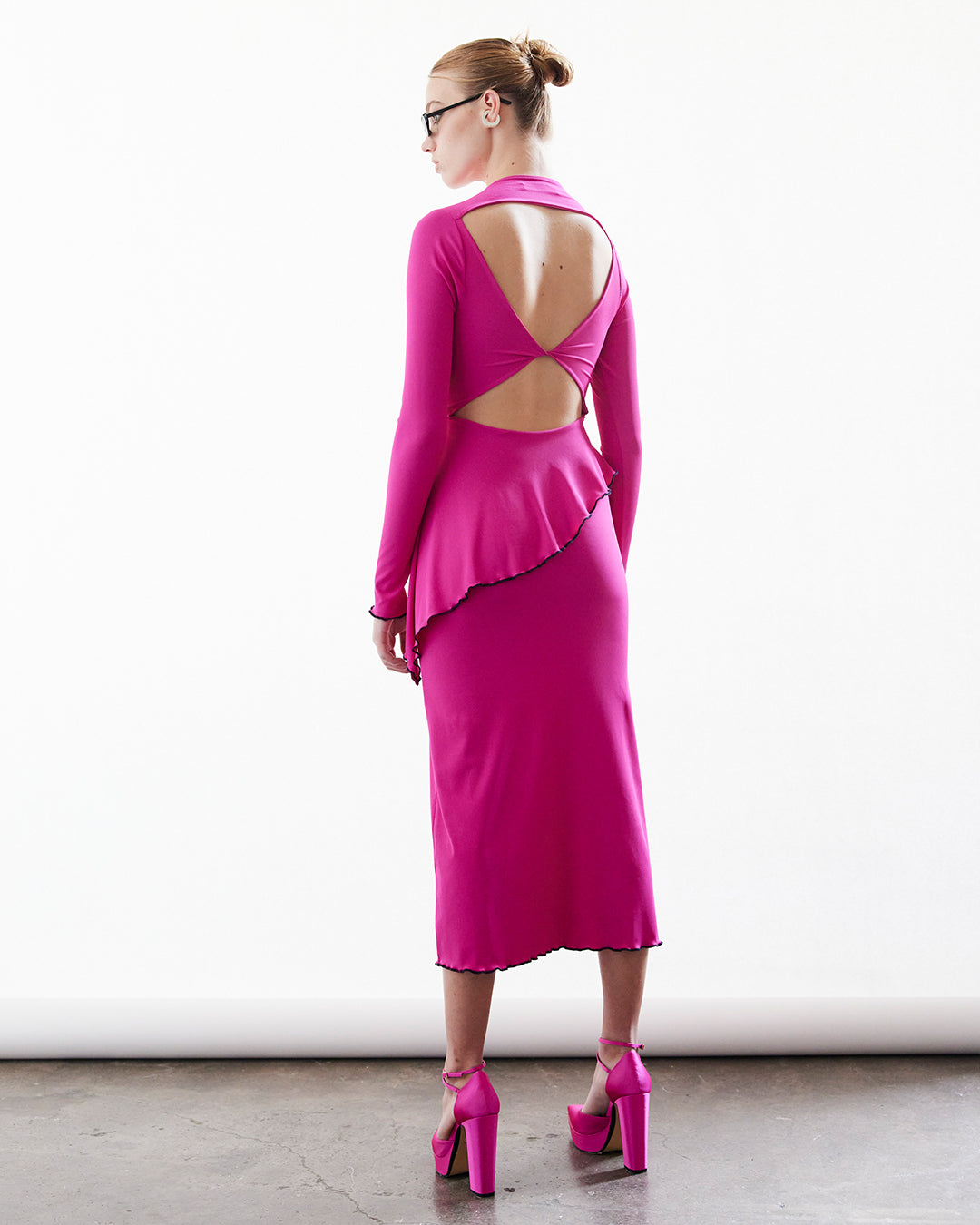 Vestido Ganges Fucsia