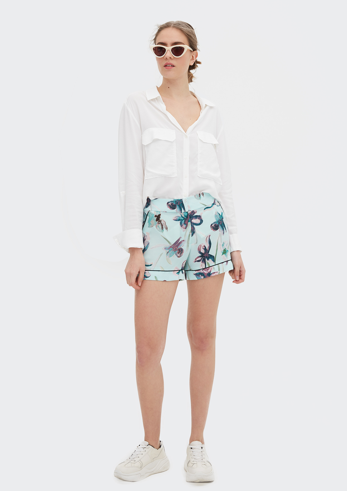 Short IRIS Estampado Floral